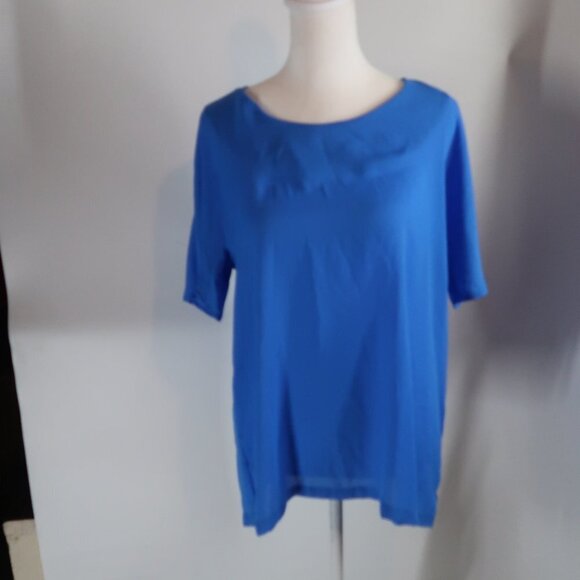 Rose + Olive Women's Blue Blouse Size Large - Picture 1 of 4
